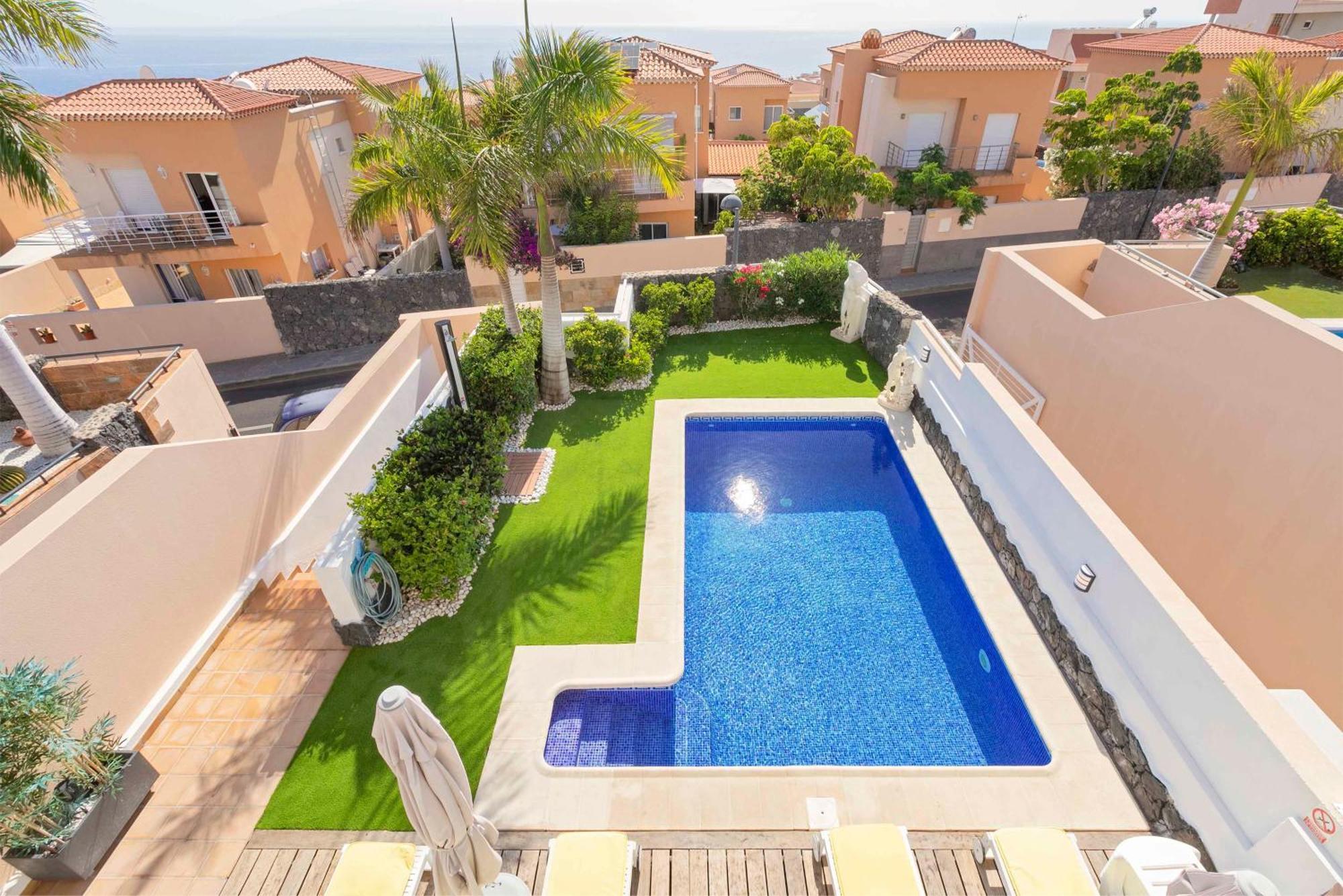My Island Escape - Sea Views - Private Pool, Sauna Puerto de Santiago  Exteriör bild
